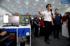 DILG, PNP test emergency call services
